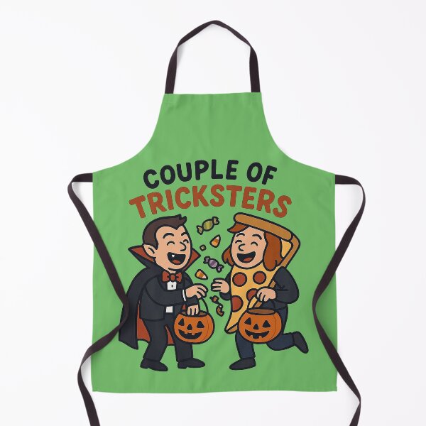Item preview, Funny Halloween Shirts for Couples – Tricksters Design designed and sold by artbibun.