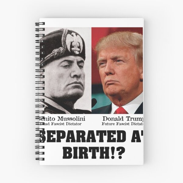 Item preview, Trump Mussolini - Separados al nacer Anti Trump designed and sold by JohnFawson.