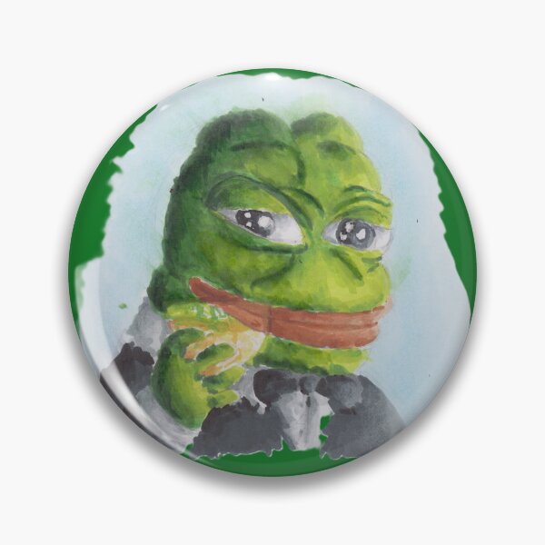 Item preview, Pepe the Frog designed and sold by Skeleton in a Cage Art Studio.