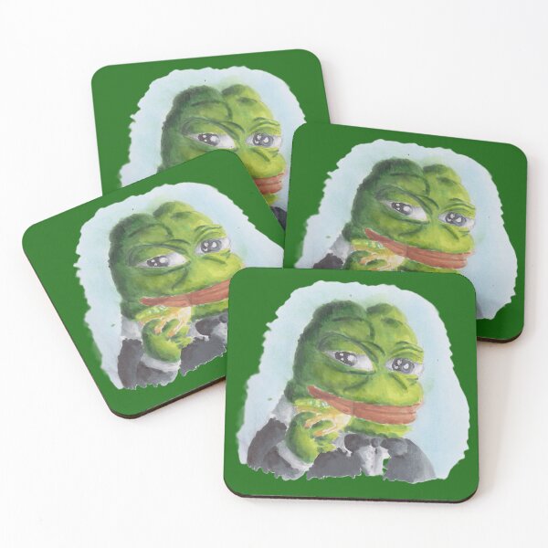Item preview, Pepe the Frog designed and sold by Skeleton in a Cage Art Studio.