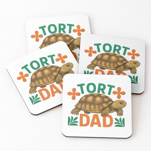 Item preview, Tort Dad Sulcata Tortoise Reptile Gift for Him  designed and sold by Tiendita-Arroyo.