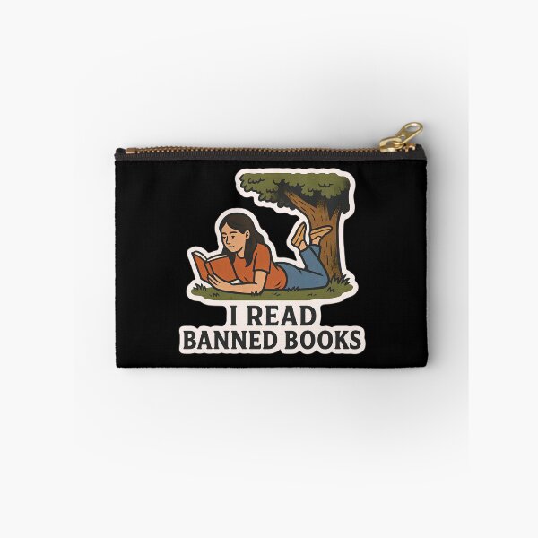Item preview, I Read Banned Books Anti Censorship Art designed and sold by PinUpPizzazz.