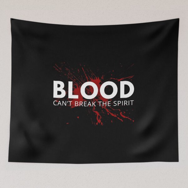 Item preview, Blood Cancer Awareness - Blood Can't Break The Spirit designed and sold by WGBTee.