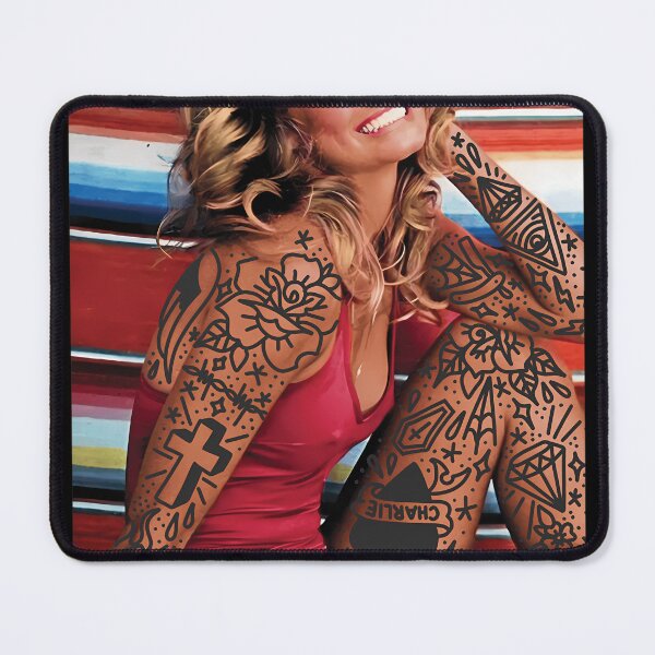 Item preview, Tattooed Farrah Fawcett designed and sold by VineyardDougie.