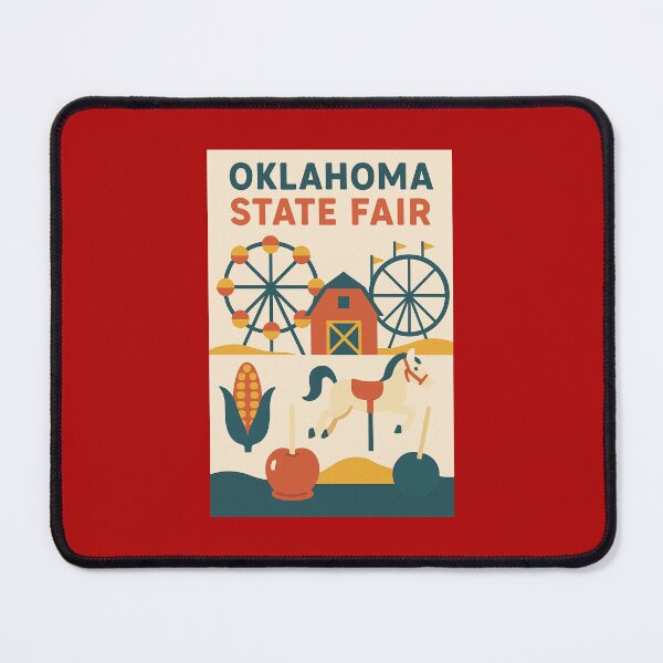 Item preview, Oklahoma State Fair designed and sold by Broken Antler Designs .