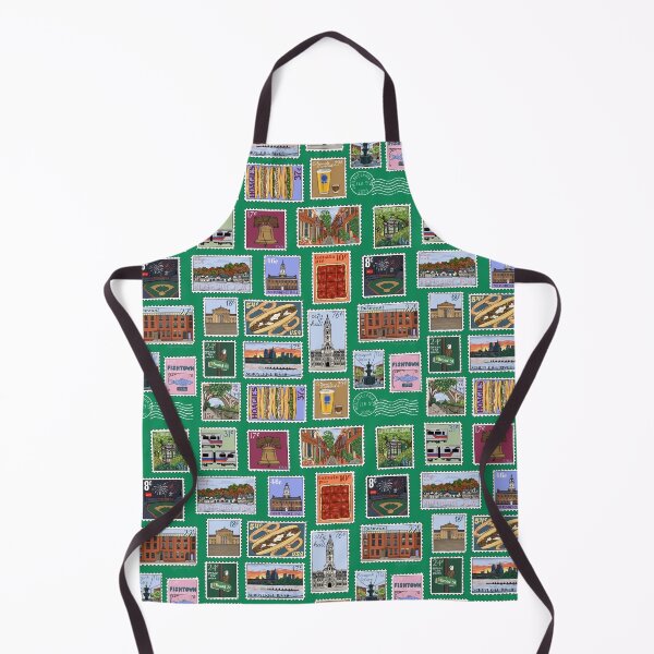 Item preview, Philly Stamps Pattern - Bright Green designed and sold by Elizabeth Weglein.