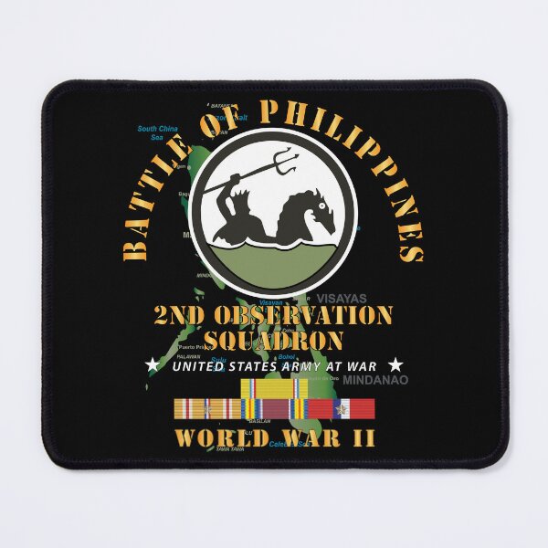 Artikelvorschau, Armee – Kampf um die Philippinen – 2. Beobachtungsgeschwader mit PAC – PHIL SVC entworfen und verkauft von Military Insignia Products.
