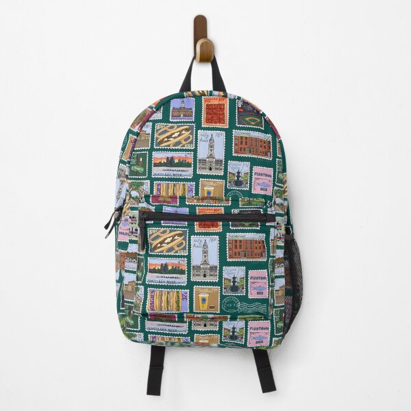 Item preview, Philly Stamps Pattern - Dark Green designed and sold by Elizabeth Weglein.