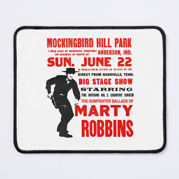 Item preview, Marty Robbins Concert Poster designed and sold by Anne9Lacombe.