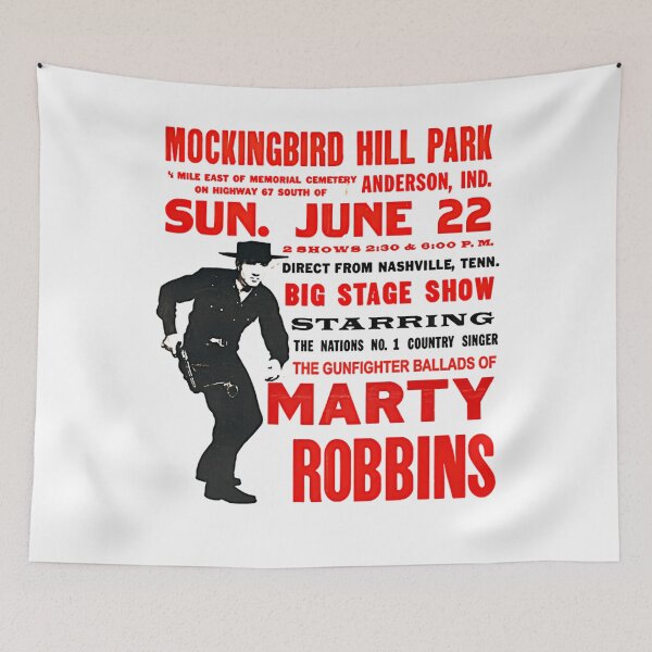 Item preview, Marty Robbins Concert Poster designed and sold by Anne9Lacombe.