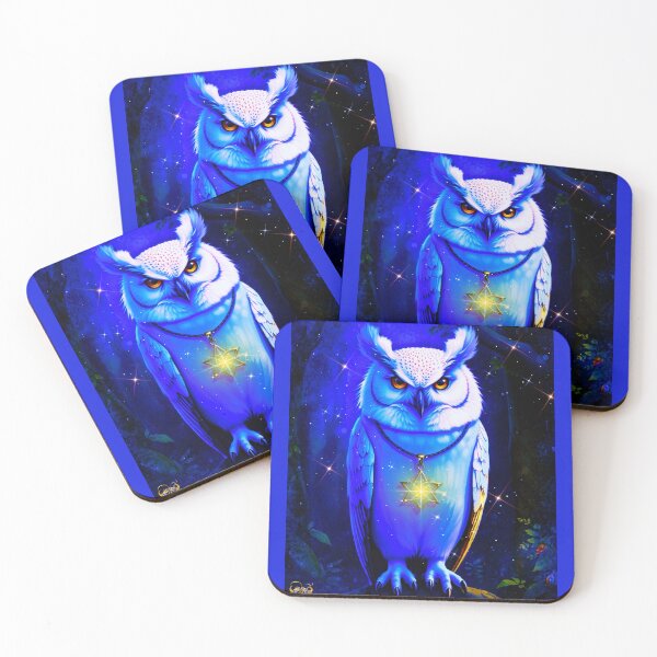 Item preview, Cyan Owl designed and sold by Joy Shuliana.