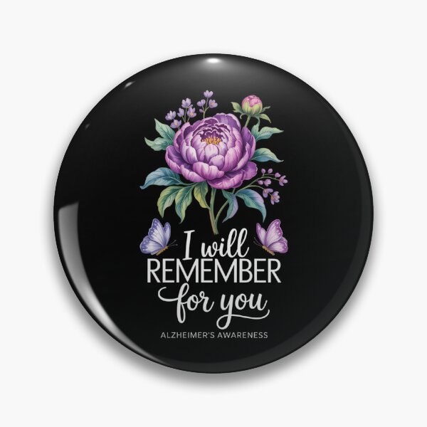 Item preview, I Will Remember For You Alzheimer's Awareness designed and sold by Sunset4Bones.