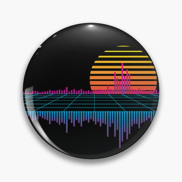 Item preview,  Sunset Retrowave City Soundwave designed and sold by VineyardDougie.