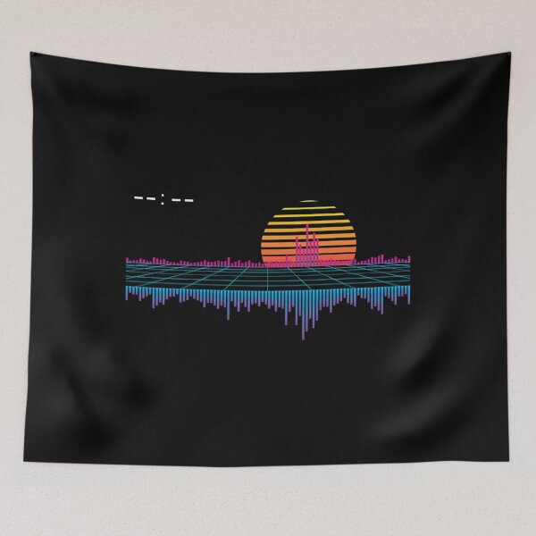 Item preview,  Sunset Retrowave City Soundwave designed and sold by VineyardDougie.