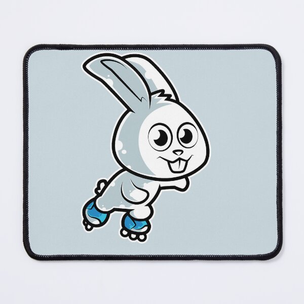 Item preview, Loves Basket And Rabbit Retro Roller Skate White Bunny Print Good Day designed and sold by billyfranklinCa.