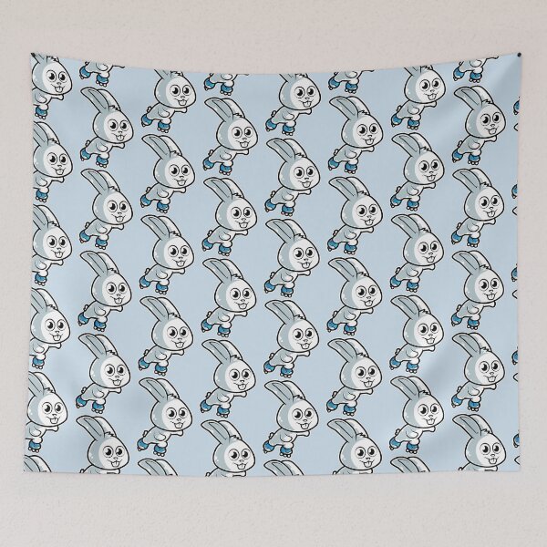 Item preview, Loves Basket And Rabbit Retro Roller Skate White Bunny Print Good Day designed and sold by billyfranklinCa.