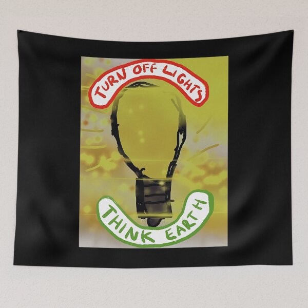 Item preview, Turn Off Lights Think Earth. designed and sold by Anne9Lacombe.
