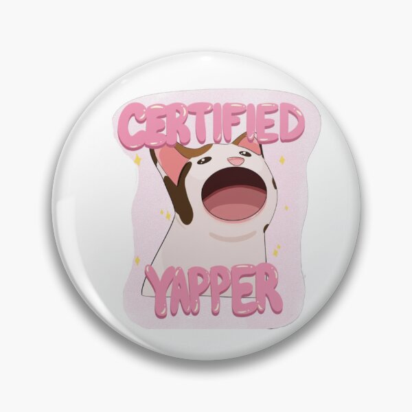 Item preview, certified yapper cat with open mouth designed and sold by indie cottage.
