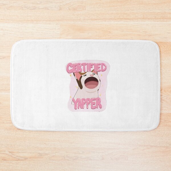 Item preview, certified yapper cat with open mouth designed and sold by indie cottage.