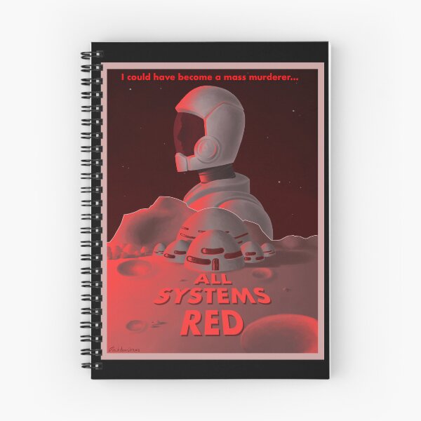 Item preview, All Systems Red designed and sold by JackdawDraws.