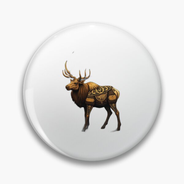 Item preview, Viking Elk with Nordic Motifs designed and sold by sharon1210.