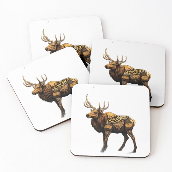 Item preview, Viking Elk with Nordic Motifs designed and sold by sharon1210.
