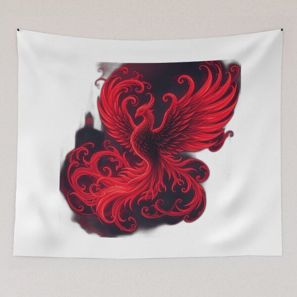 Item preview, Phoenix with Gothic Spires and Swirls designed and sold by sharon1210.