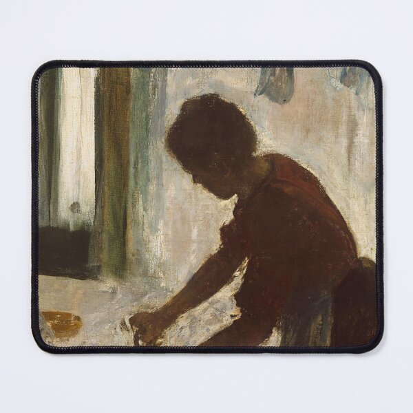Item preview, A Woman Ironing, by Edgar Degas (1873) designed and sold by AnimaliaStar.