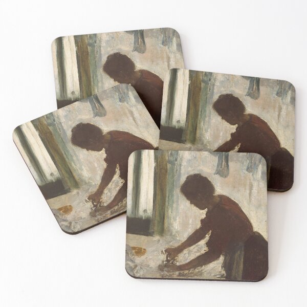 Item preview, A Woman Ironing, by Edgar Degas (1873) designed and sold by AnimaliaStar.