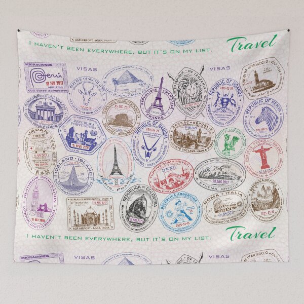 Item preview, Travel Passport Stamps - Updated Extended Version designed and sold by travelwitheric.