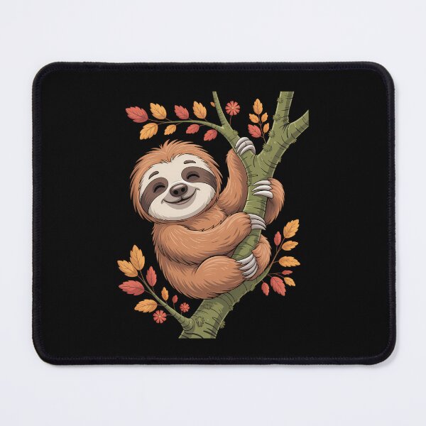 Item preview, Cute Sloth Fall Leaves Thanksgiving Autumn designed and sold by Sunset4Bones.