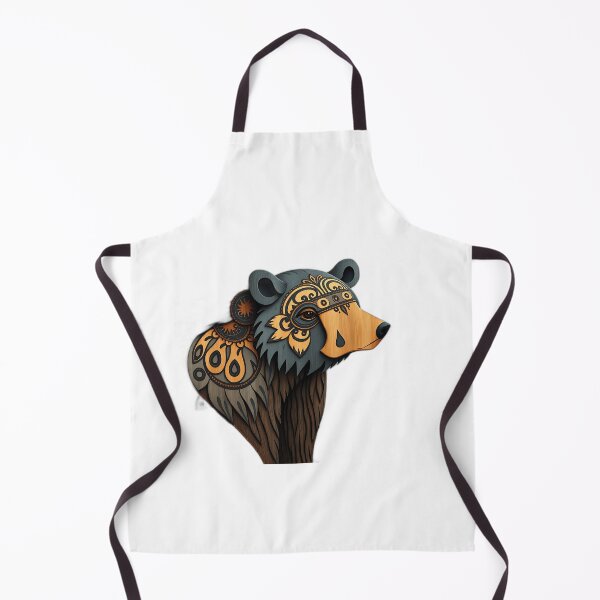 Item preview, Sámi Bear with Mythological Forest Elements designed and sold by sharon1210.