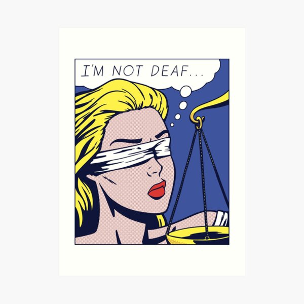 Pop Justice Art Print