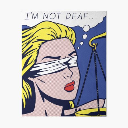 Aperçu de l'œuvre Pop Justice créée et vendue par Corbin Hunsaker.