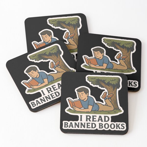 Item preview, I Read Banned Books Anti Censorship Art designed and sold by PinUpPizzazz.