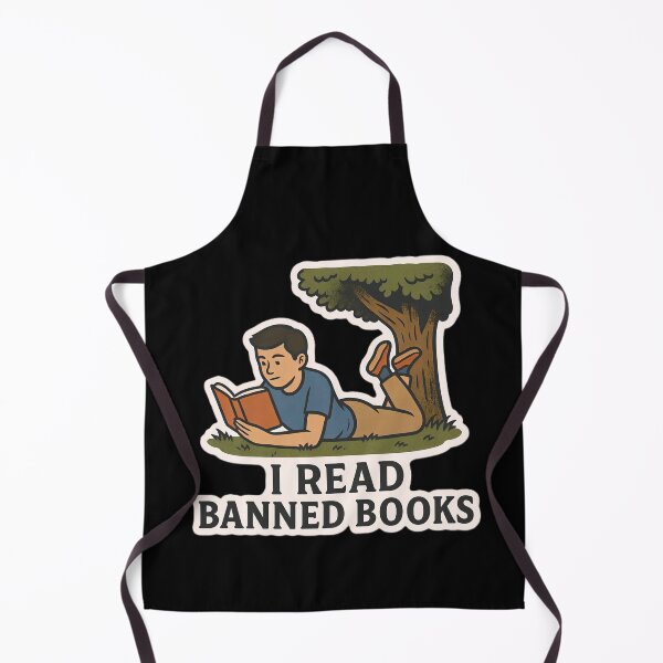 Item preview, I Read Banned Books Anti Censorship Art designed and sold by PinUpPizzazz.