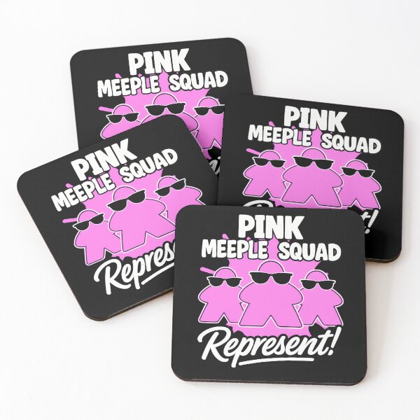 Item preview, Escuadrón Meeple Rosa designed and sold by DeltaJohns.