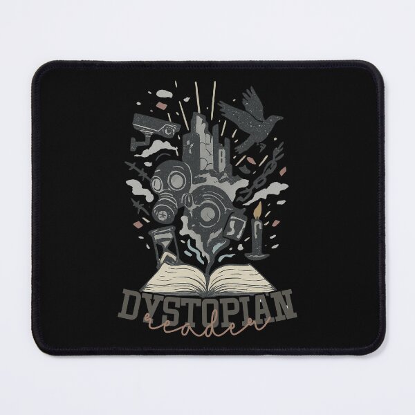 Item preview, Whimsigoth Dystopian Reader Symbolic Art Print designed and sold by CottonandQuill.