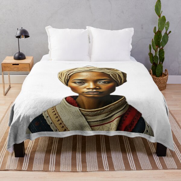 Item preview, Geometric Textile Portrait in Earthy Tones designed and sold by sharon1210.