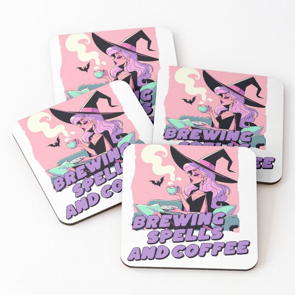 Item preview, Brewing Spells and Coffee Pastel Goth Witch Halloween  designed and sold by Tiendita-Arroyo.
