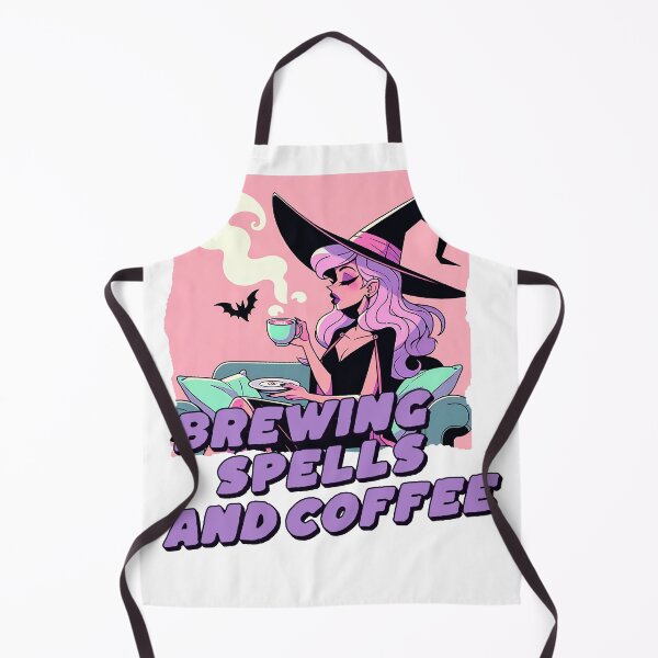 Item preview, Brewing Spells and Coffee Pastel Goth Witch Halloween  designed and sold by Tiendita-Arroyo.