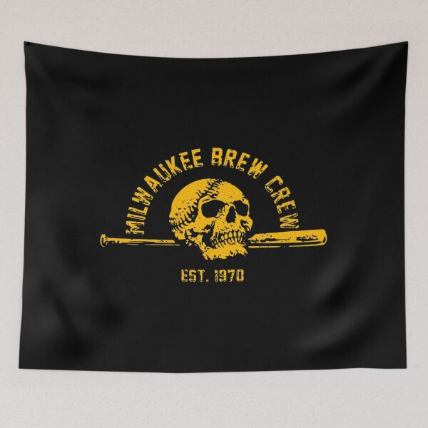 Item preview,  Brew Crew Skull On Bat designed and sold by KeshawnDietrich.