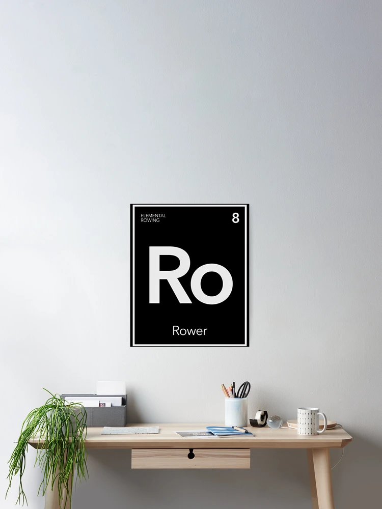 Thumbnail 2 of 3, Poster, Elemental Rowing - Basic Rower designed and sold by VineyardDougie.