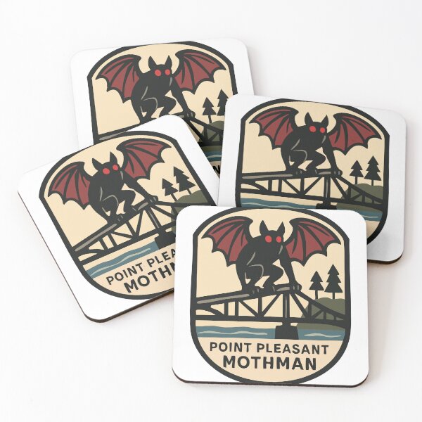 Item preview, Mothman National Park Badge – Point Pleasant Cryptid designed and sold by Folk Bestiary.