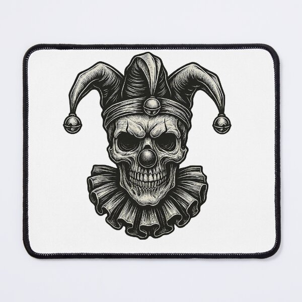 Item preview, Creepy Clown Skull Jester designed and sold by KJ Frost.