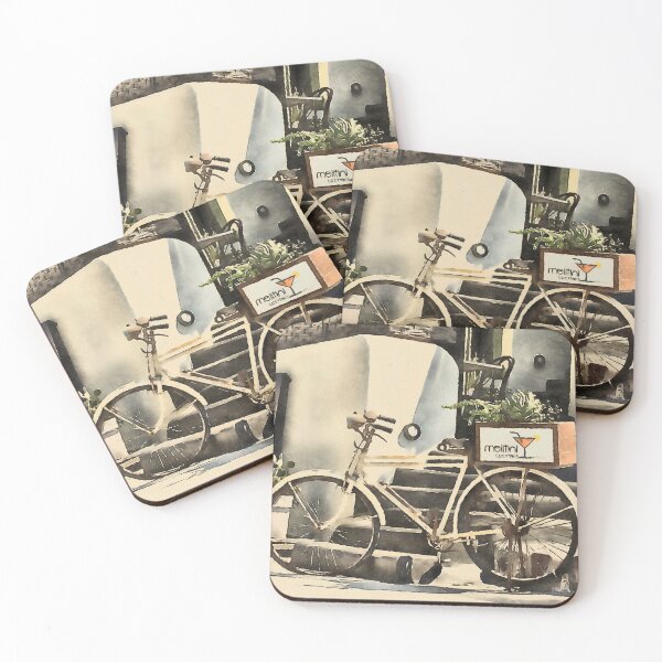 Item preview, White, Rustic Bicycle designed and sold by DonnaMariePhoto.