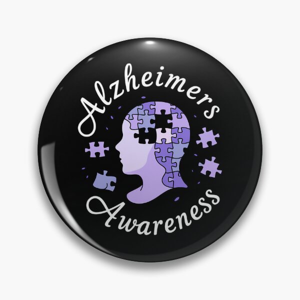 Item preview, Alzheimer's Awareness Purple Ribbon designed and sold by Sunset4Bones.