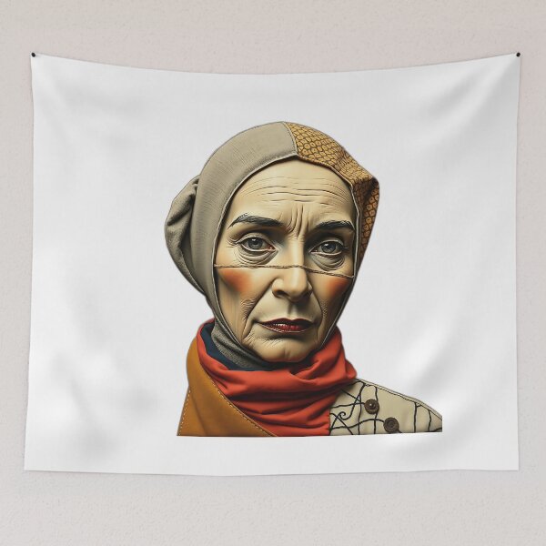 Item preview, Abstract Textile Portrait in Earth Tones designed and sold by sharon1210.
