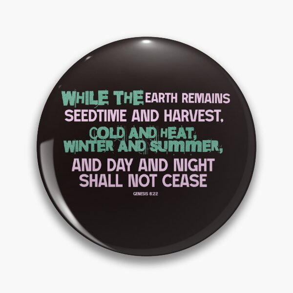 Item preview, Genesis 8:22  – Bible Verse Scripture  “Seedtime and Harvest” Faith-Based Apparel designed and sold by cva1656.