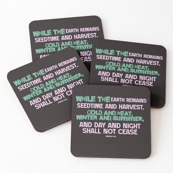 Item preview, Genesis 8:22  – Bible Verse Scripture  “Seedtime and Harvest” Faith-Based Apparel designed and sold by cva1656.